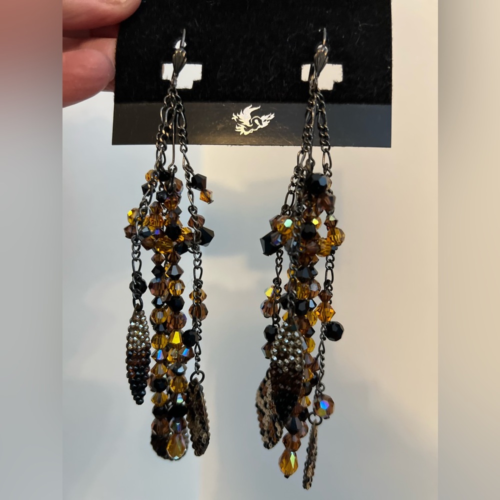Custom Chandelier Rhinestone Earrings - 
Stefanie Somers Collection
